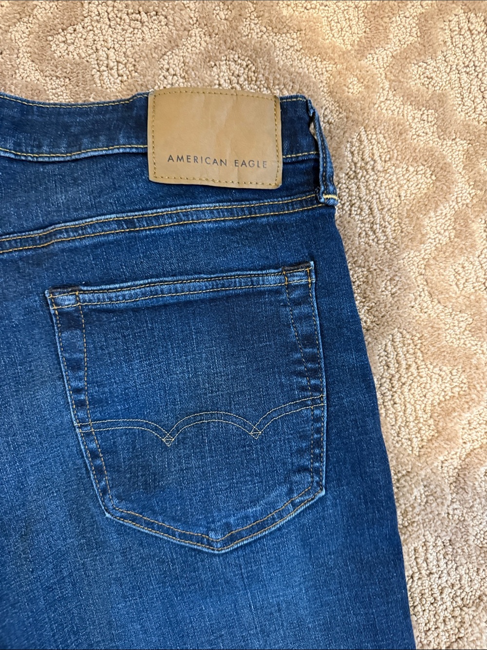 American Eagle Men’s original straight Airflex + jeans 31x32 - Picture 4 of 6
